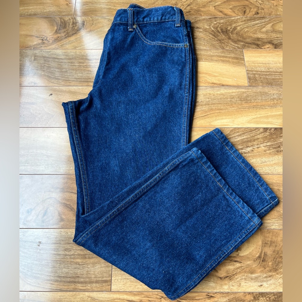 Mustang  90s Western Vintage Y2K Men's Blue  Denim Jeans 36x 28 High rise